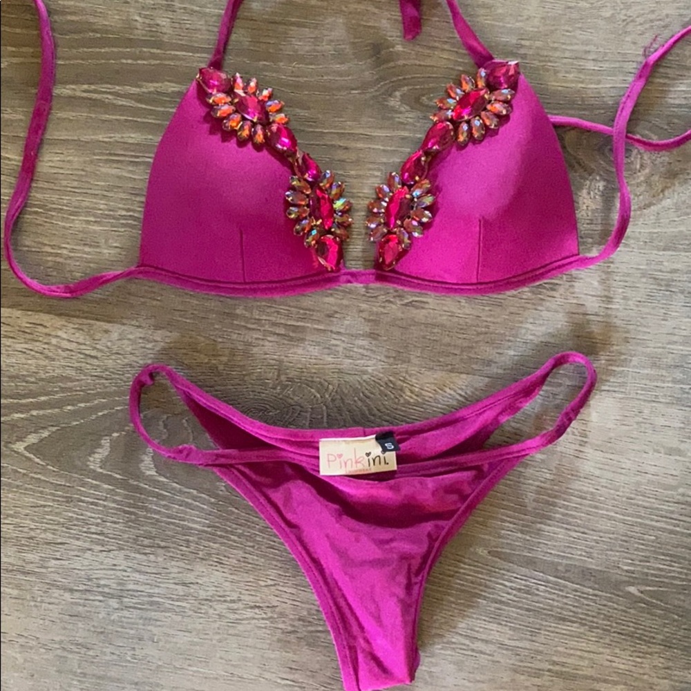 Gorgeous jeweled luxury swimsuit